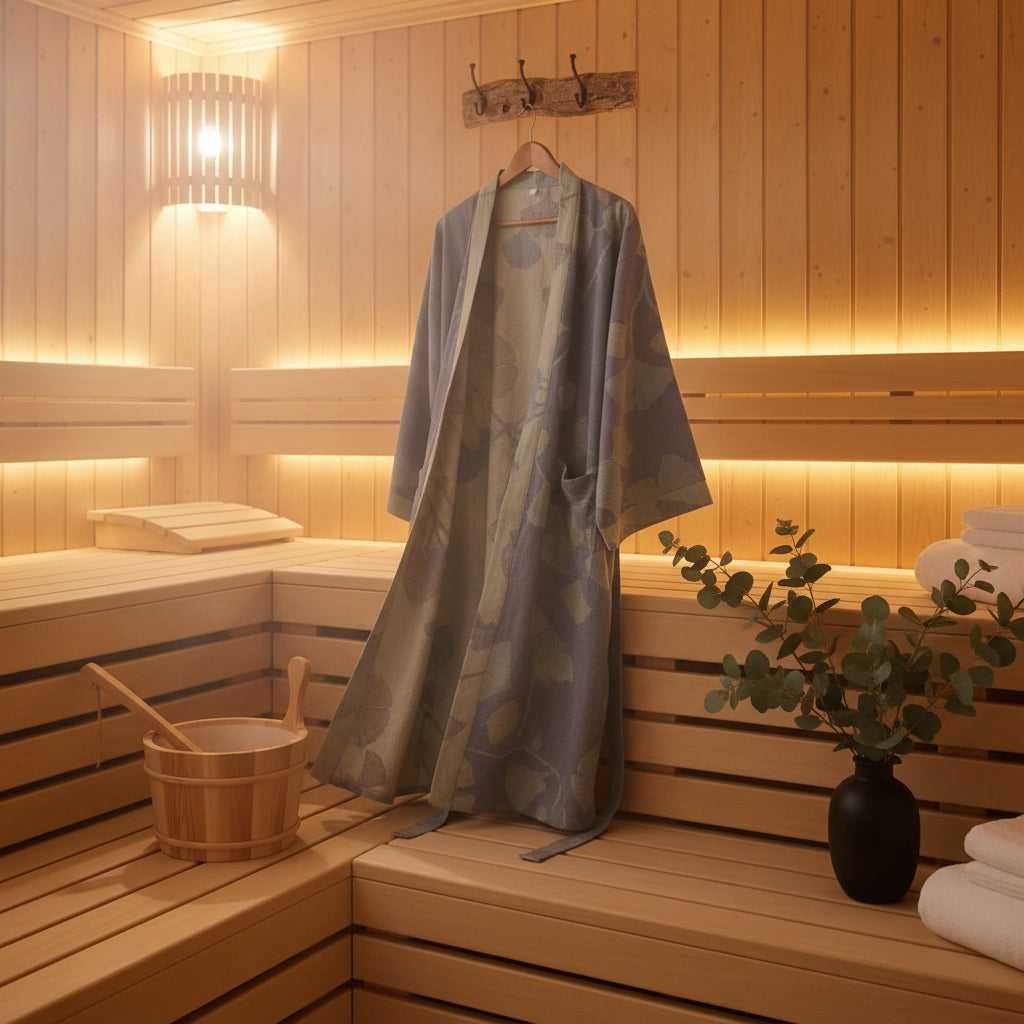 ZENMORI kimono badekåpe med naturlig komfort og japansk ro