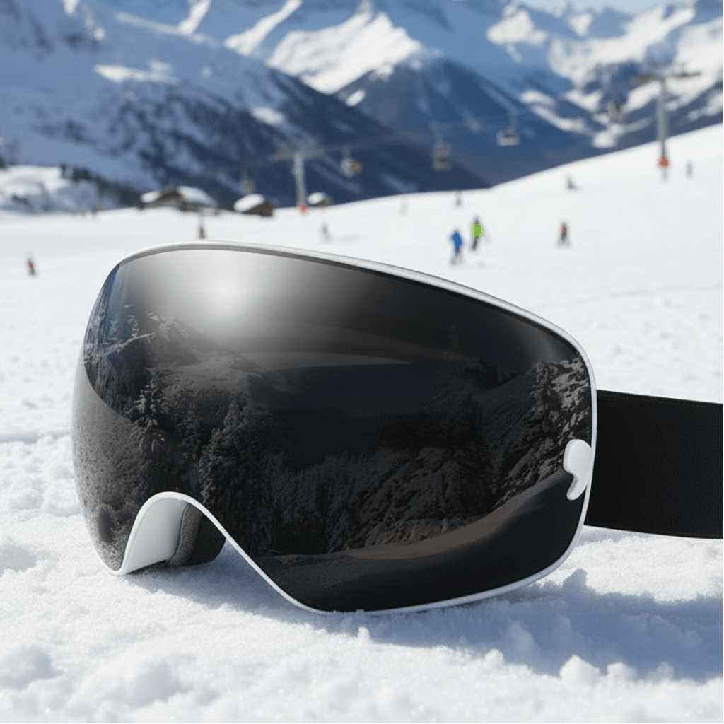 Lyžařské brýle GlacierSight Premium s ochranou proti mlžení, UV400 a nočním viděním pro zimní lyžaře