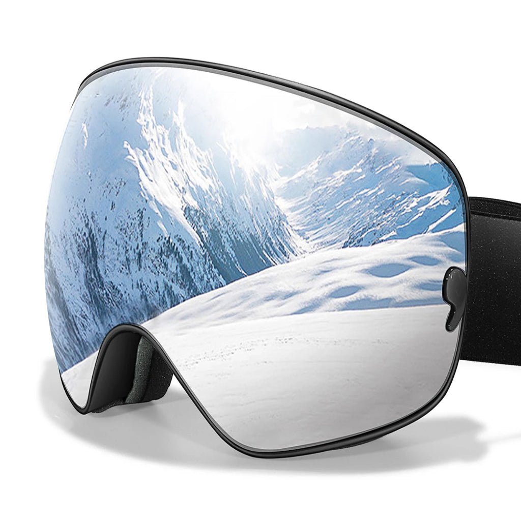 Lyžařské brýle GlacierSight Premium s ochranou proti mlžení, UV400 a nočním viděním pro zimní lyžaře