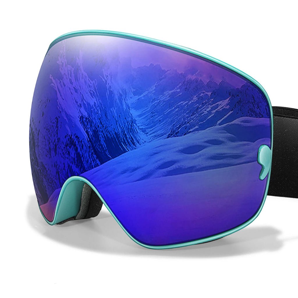 Lyžařské brýle GlacierSight Premium s ochranou proti mlžení, UV400 a nočním viděním pro zimní lyžaře