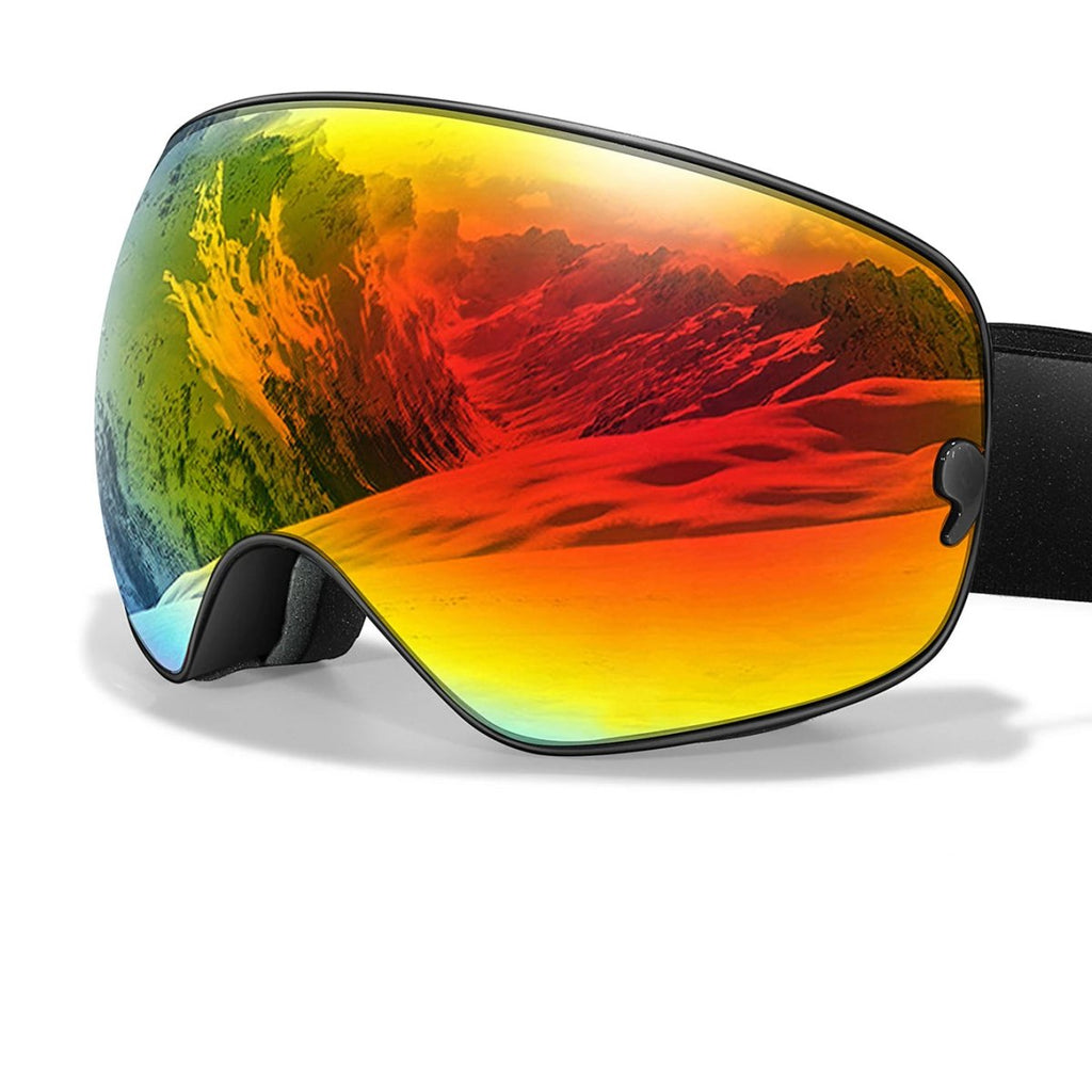 Lyžařské brýle GlacierSight Premium s ochranou proti mlžení, UV400 a nočním viděním pro zimní lyžaře