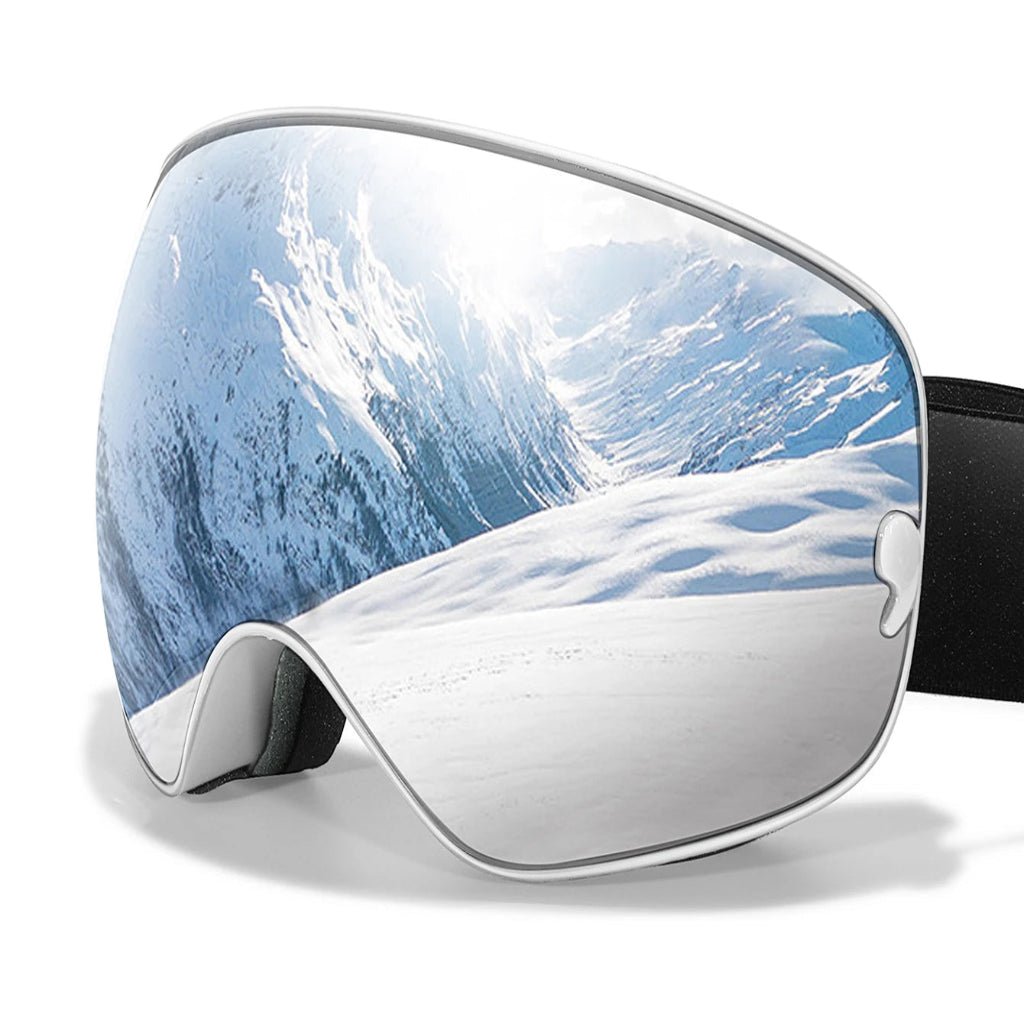 Lyžařské brýle GlacierSight Premium s ochranou proti mlžení, UV400 a nočním viděním pro zimní lyžaře
