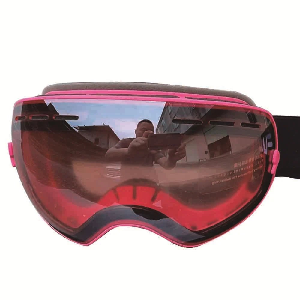 Maschera da sci GlacierPeak a doppio strato antiappannamento per snowboarder e motoslittisti
