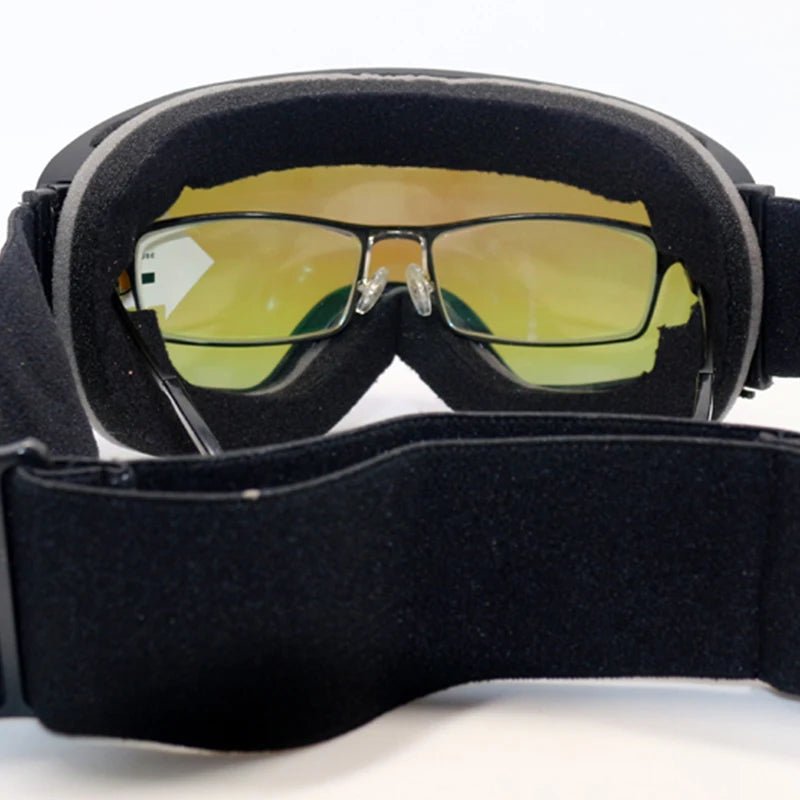 Maschera da sci GlacierPeak a doppio strato antiappannamento per snowboarder e motoslittisti