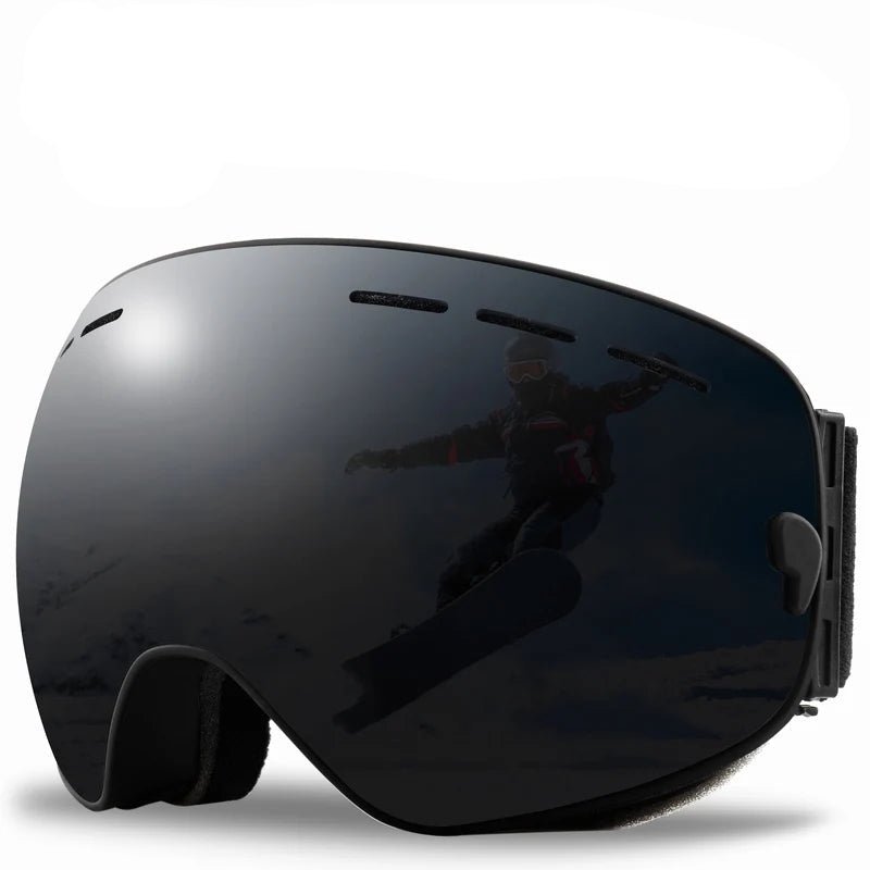 Maschera da sci GlacierPeak a doppio strato antiappannamento per snowboarder e motoslittisti