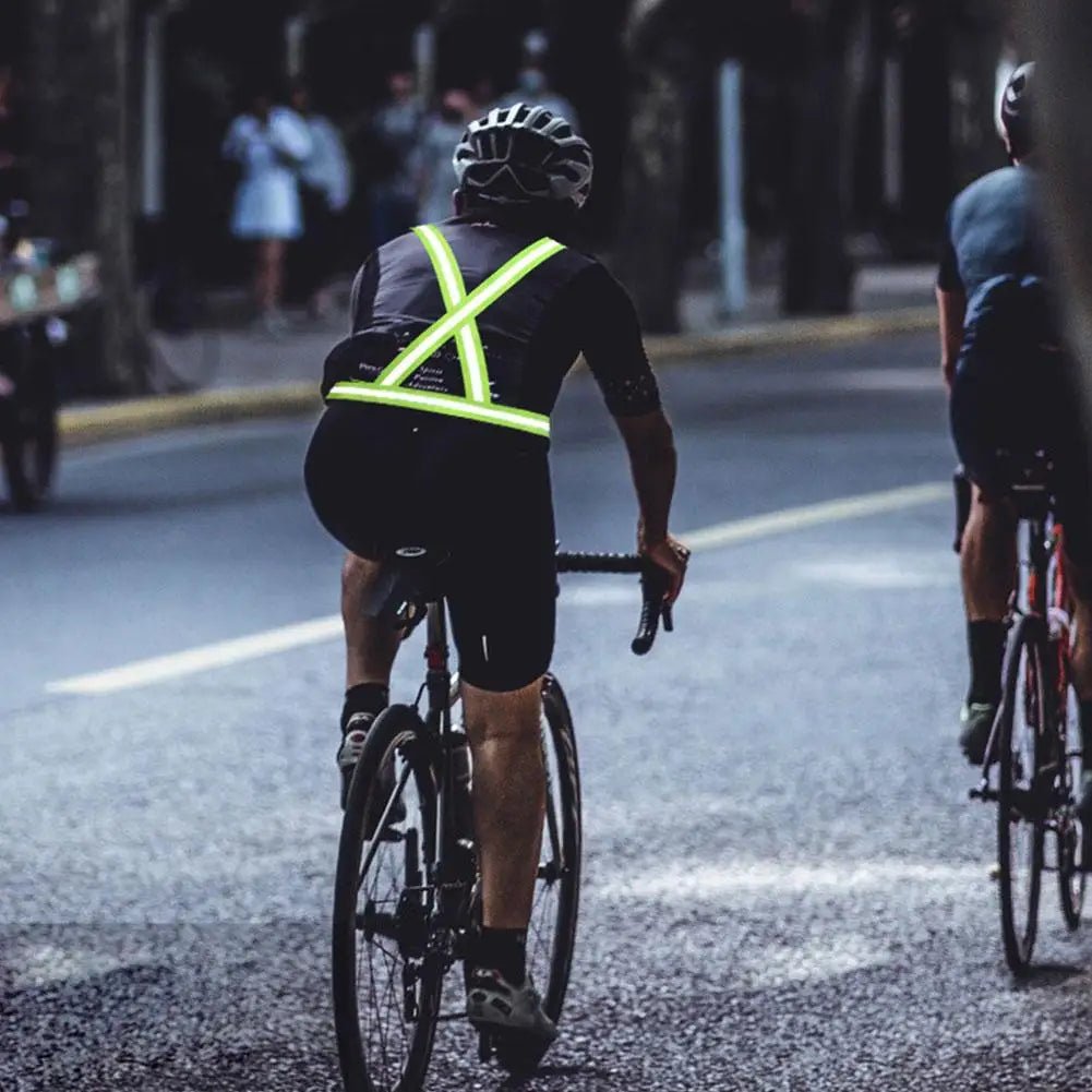 LumenTrail Reflective Running And Cycling Safety Vest With Large Pocket