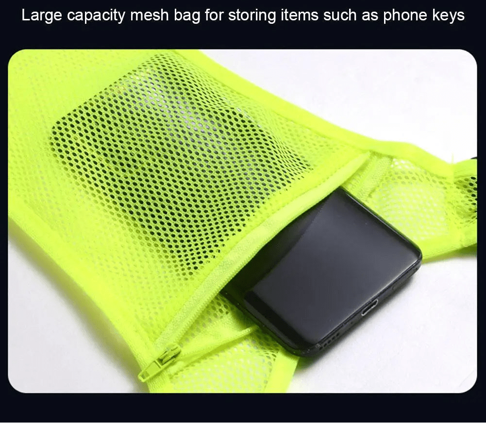 LumenTrail Reflective Running And Cycling Safety Vest With Large Pocket