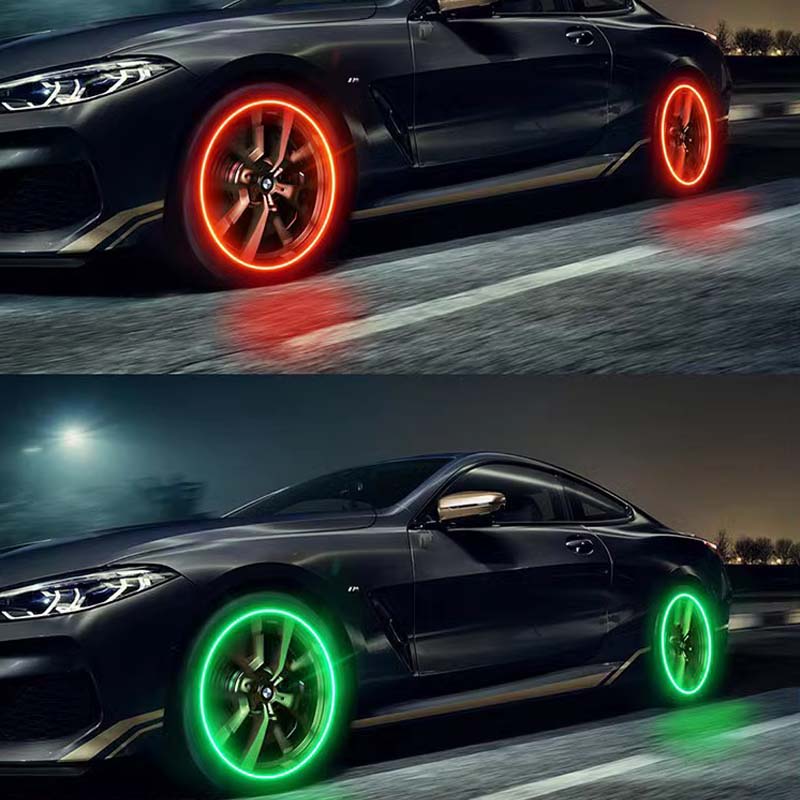LumaValve LED Ventieldoppen voor Auto's, Fietsen en Scooters