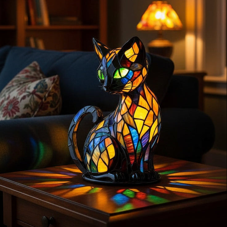 LUXICAT LED Kedi Lambası Sıcak ve Rahat Bir Yatak Odası veya Oturma Alanı İçin