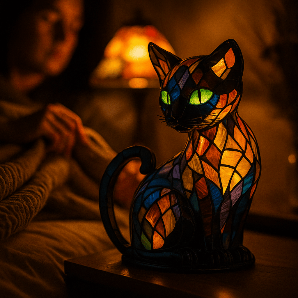 LumaPaws LED katte-natlys til katteelskere med blødt stemningslys