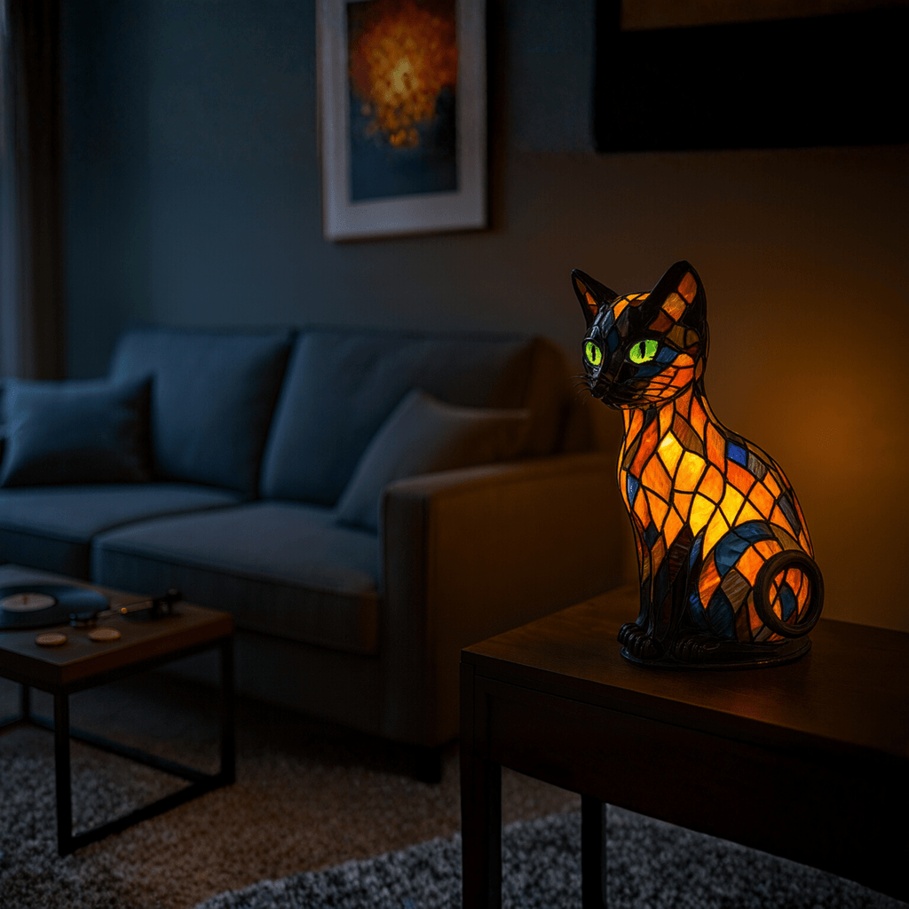 LumaPaws LED katte-natlys til katteelskere med blødt stemningslys