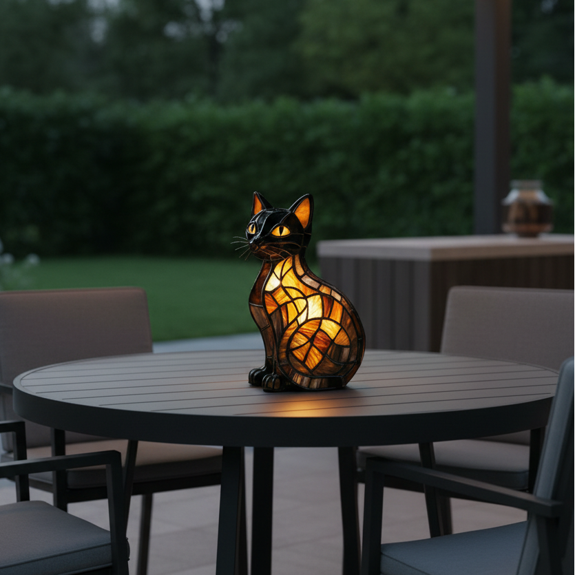 LUXICAT LED Kedi Lambası Sıcak ve Rahat Bir Yatak Odası veya Oturma Alanı İçin