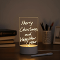LumaMemo LED-memobord met uitwisbare marker voor bureau en thuiskantoor