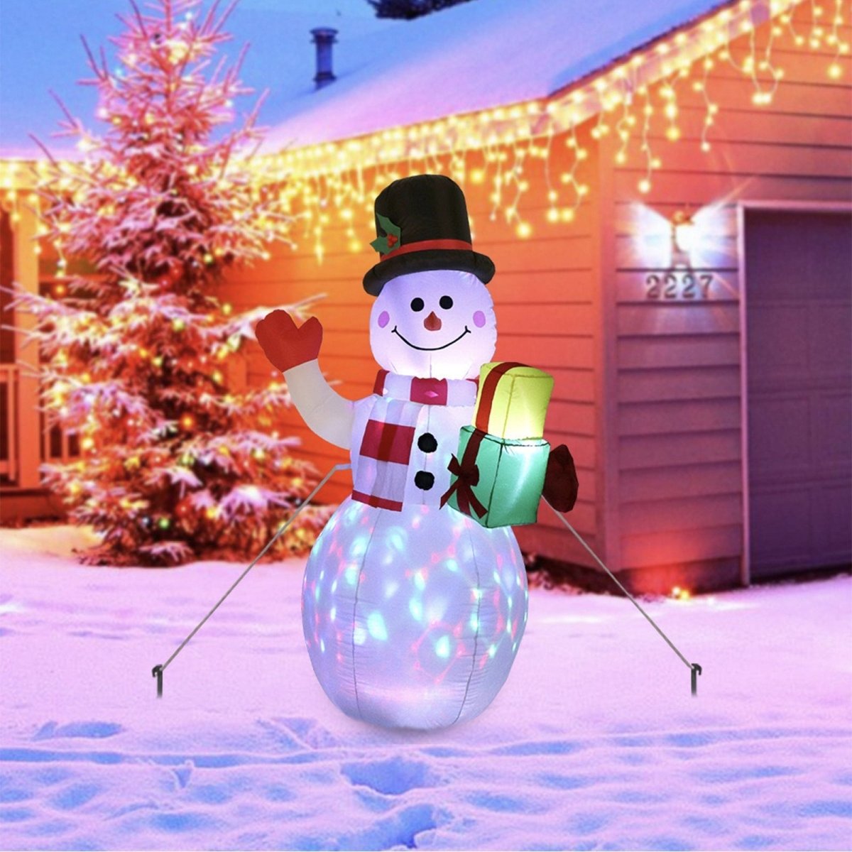 NovaGlow LED-julepynt med indbyggede LED-lys til feriedekorationentusiaster