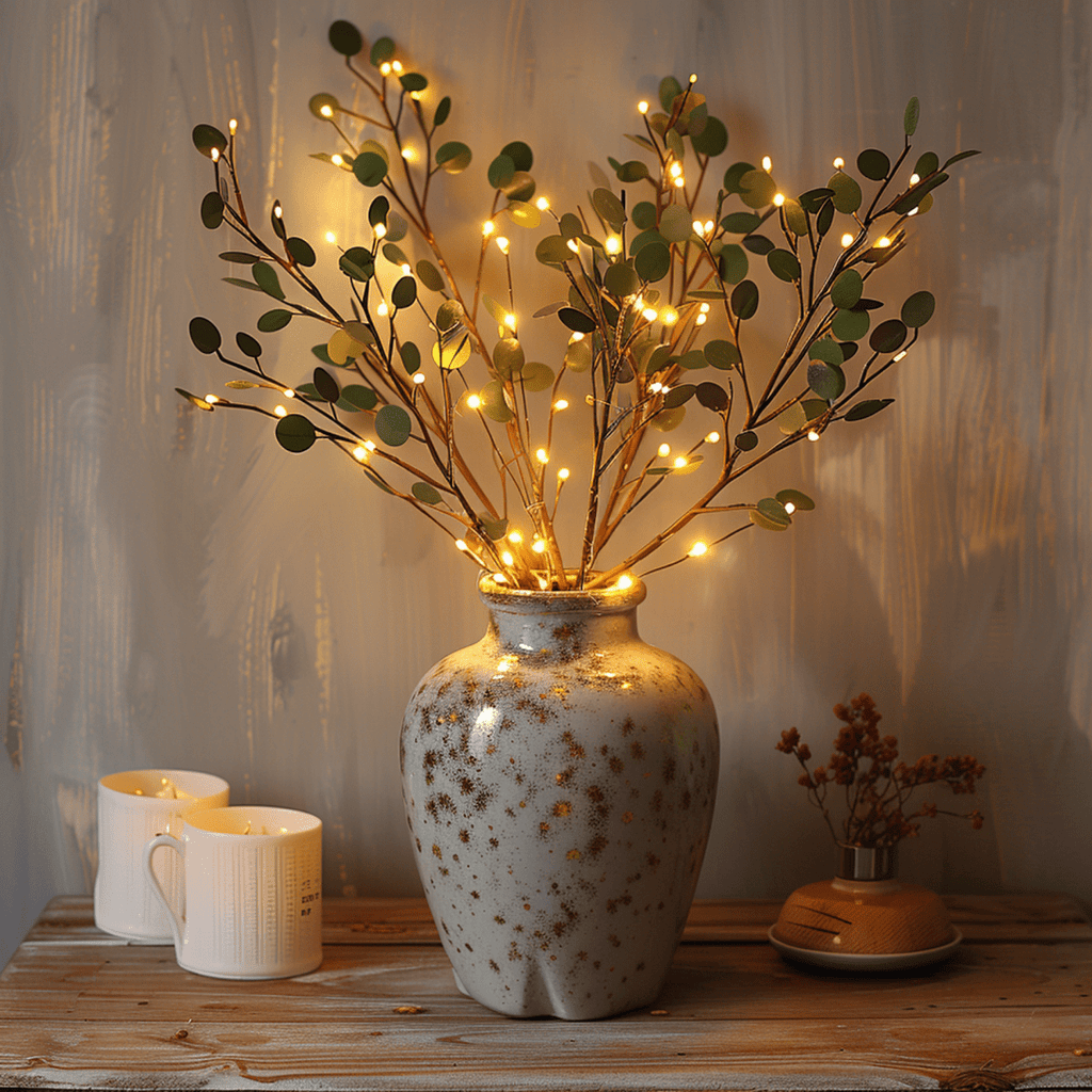 EverLeaf Fleksibel LED Grenlampe med Varmt Stemningslys for Naturentusiaster