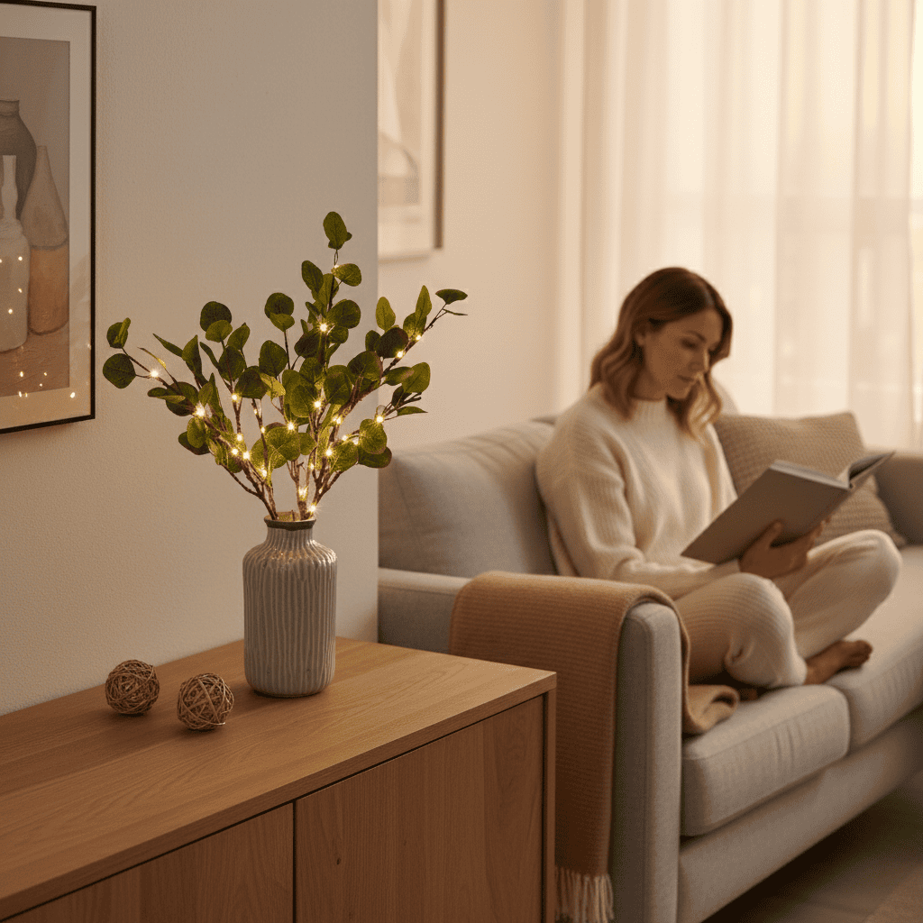 EverLeaf Fleksibel LED Grenlampe med Varmt Stemningslys for Naturentusiaster