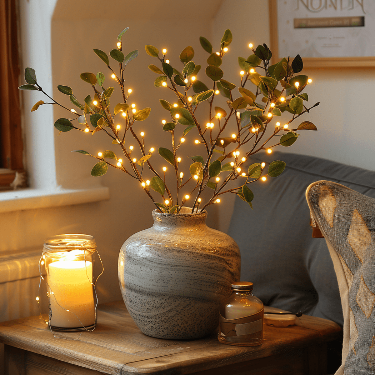 EverLeaf Fleksibel LED Grenlampe med Varmt Stemningslys for Naturentusiaster