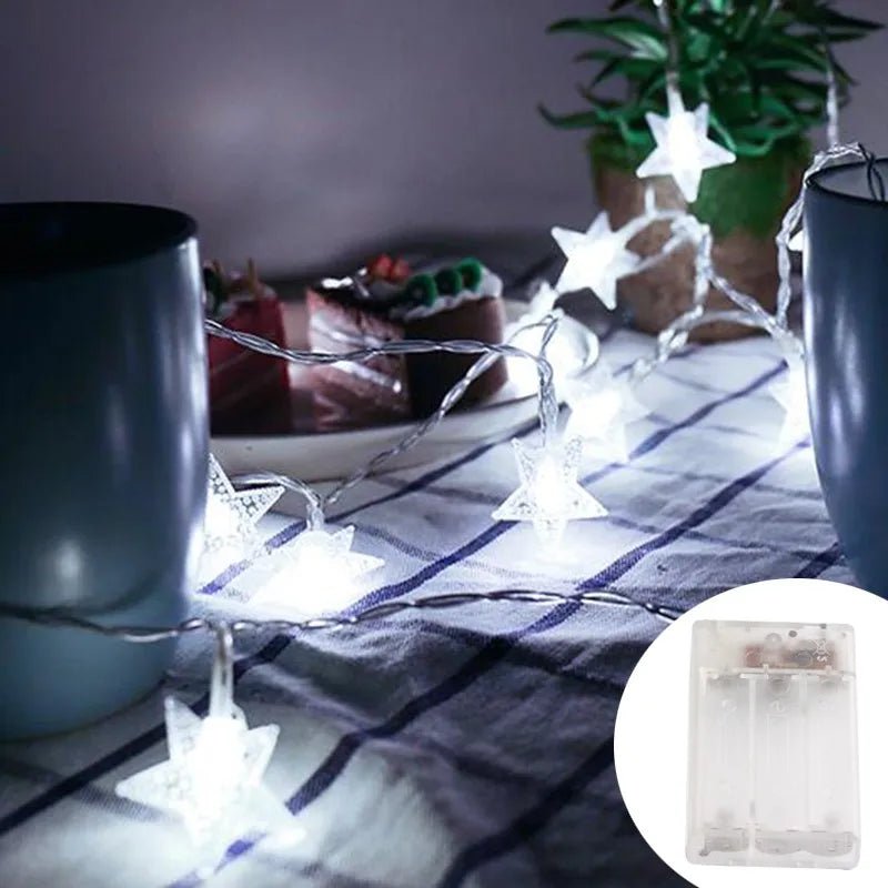 אורות שרשרת LED של AuraGlow זוהר חם וניצוץ צבעוני למסיבות