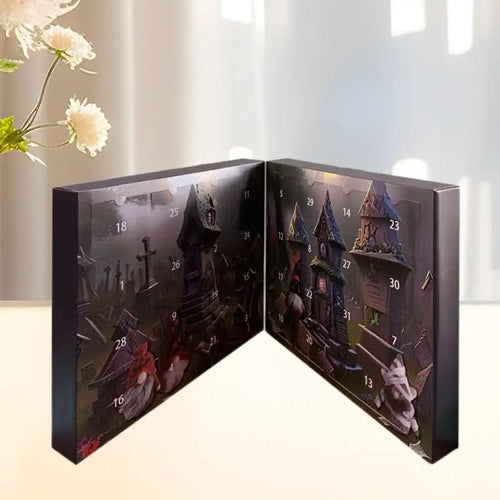Aurora Gnom 2025 Nordischer Gnom Adventskalender mit 24 verschiedenen Gnomen für Sammler