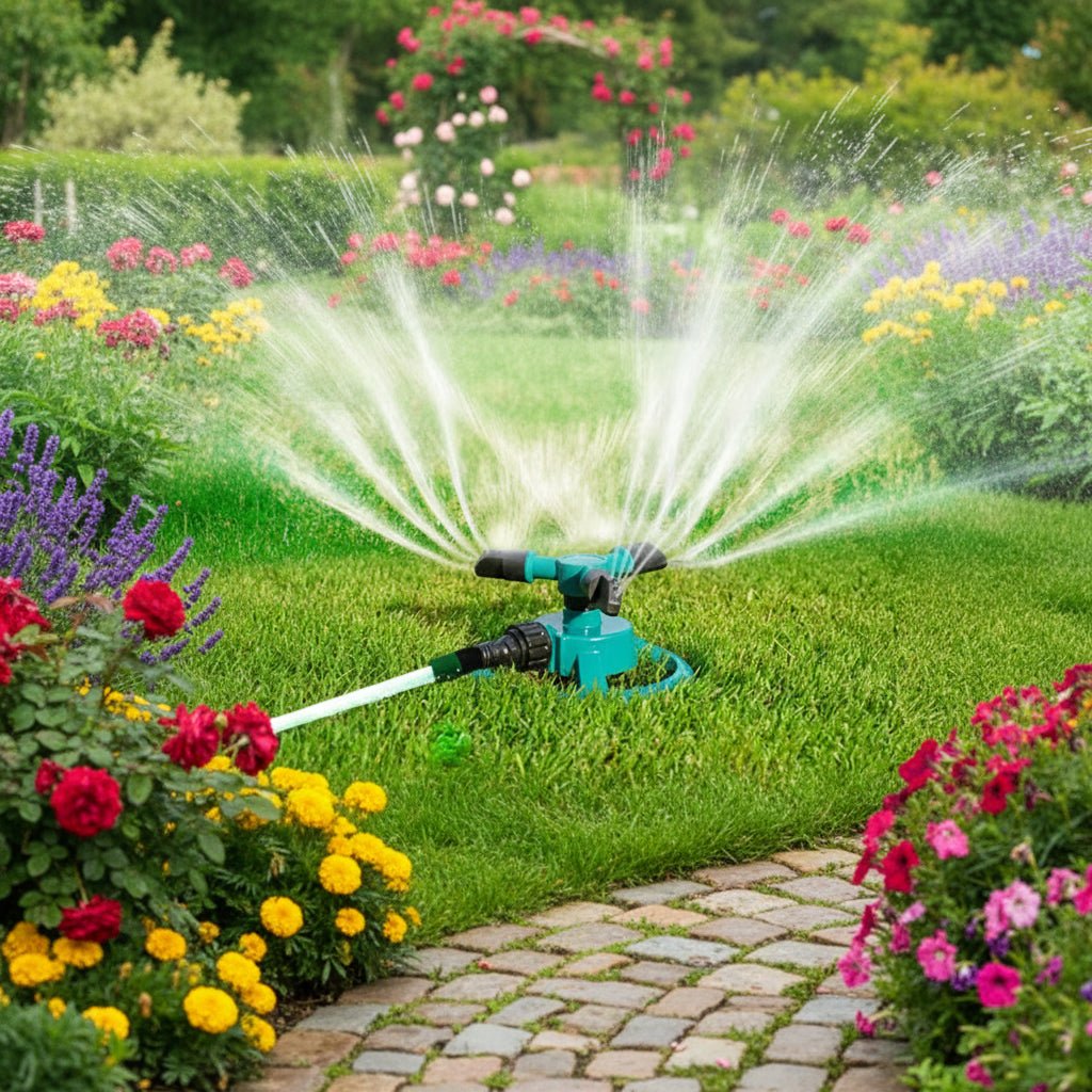 AeroFlow Automatic 360 Degree Nozzle For Effortless Balanced Watering For Gardeners