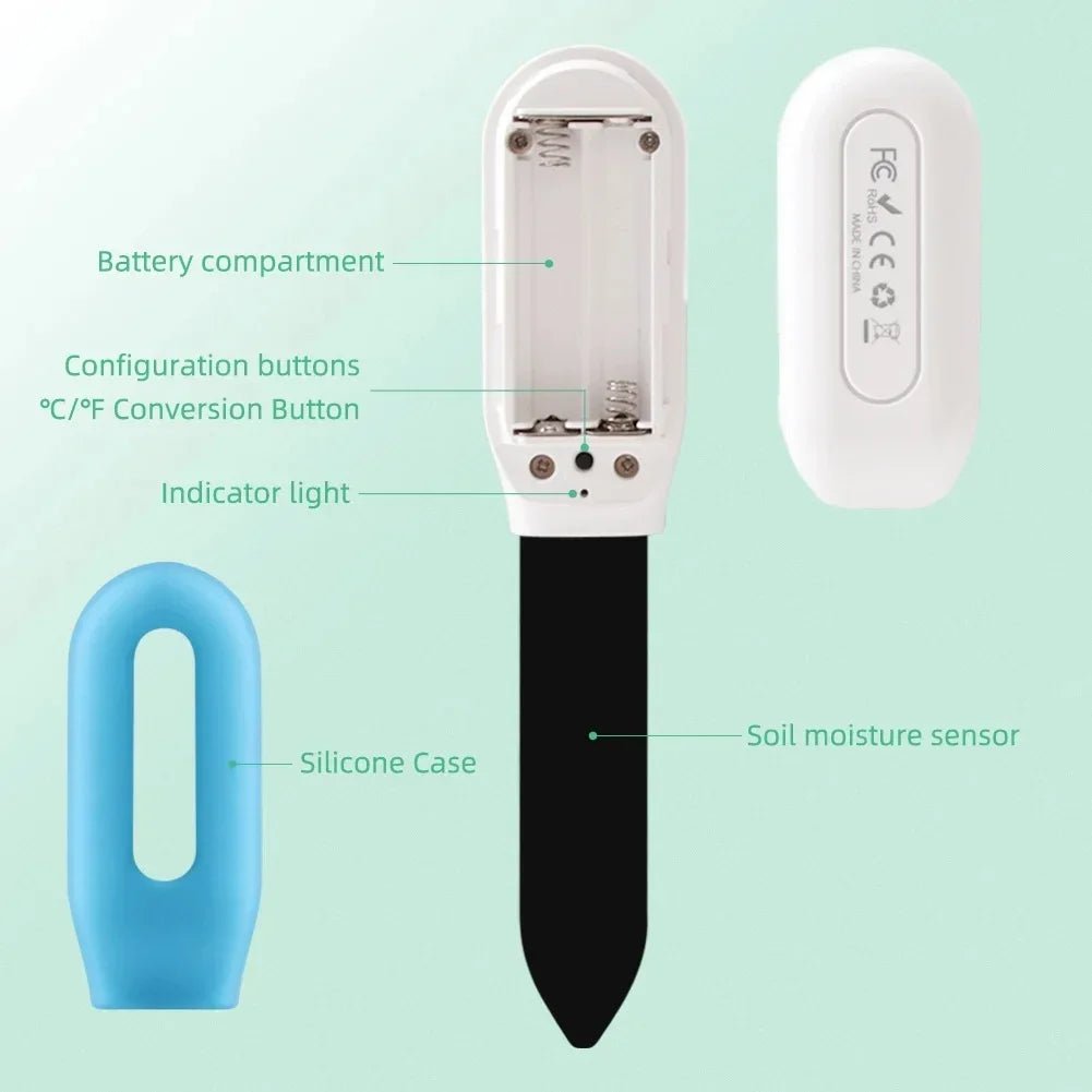 BrightGrow Smart Soil Tester With Real-Time Monitoring For Gardeners