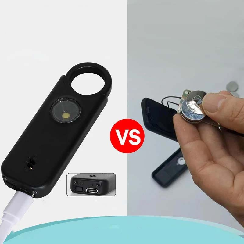 Přenosný osobní bezpečnostní alarm NovaSafe s LED světlem pro běžce