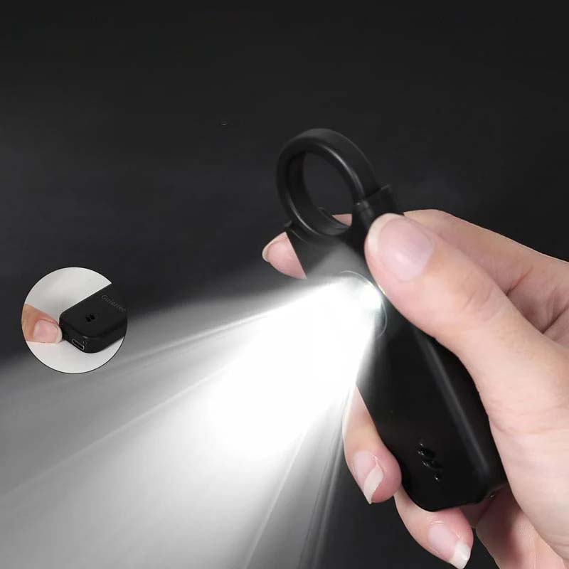 Přenosný osobní bezpečnostní alarm NovaSafe s LED světlem pro běžce