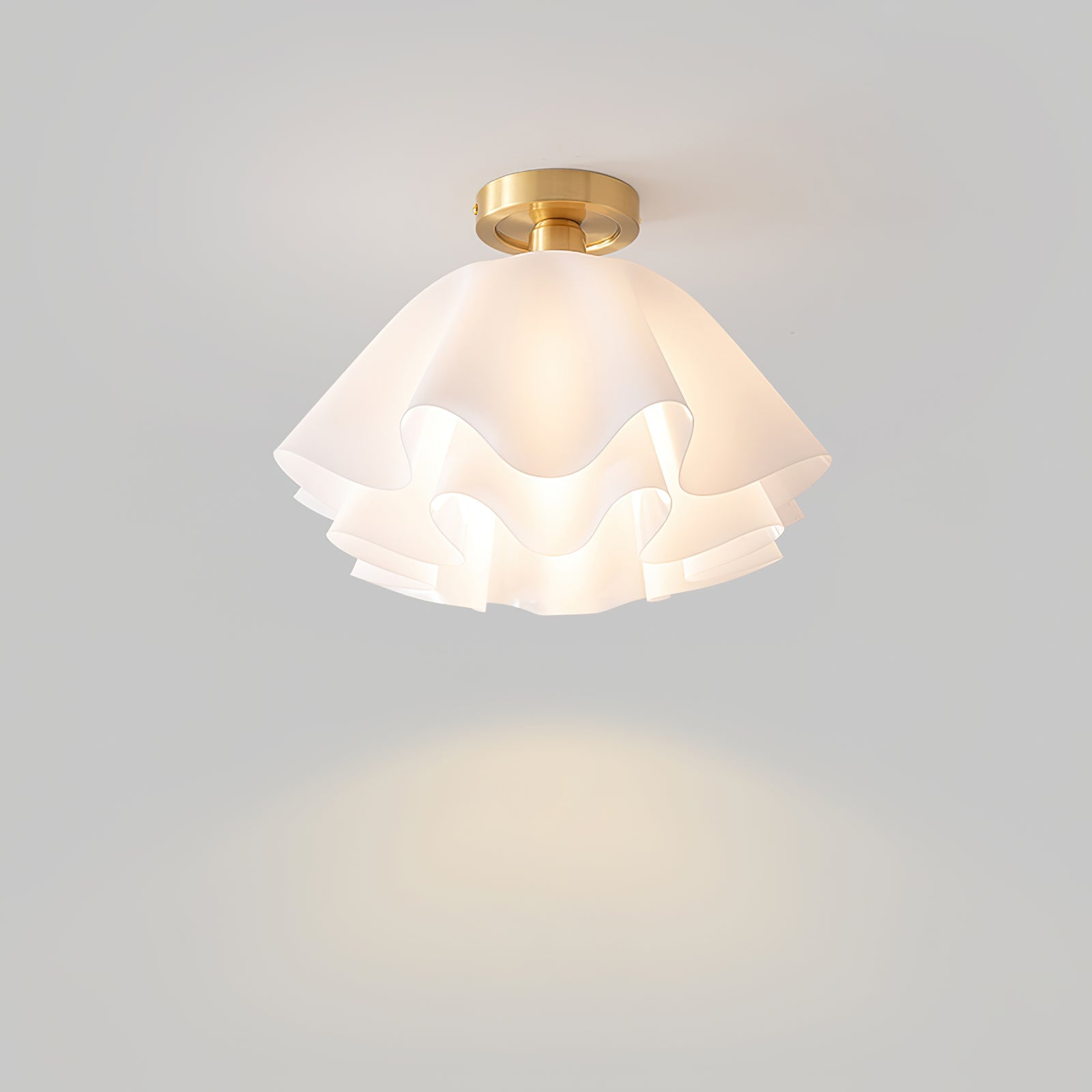 Sorvella Brettet Taklampe med Kobberbase, Moderne