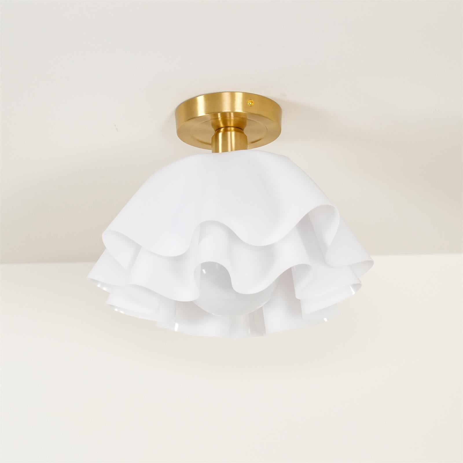 Sorvella Brettet Taklampe med Kobberbase, Moderne