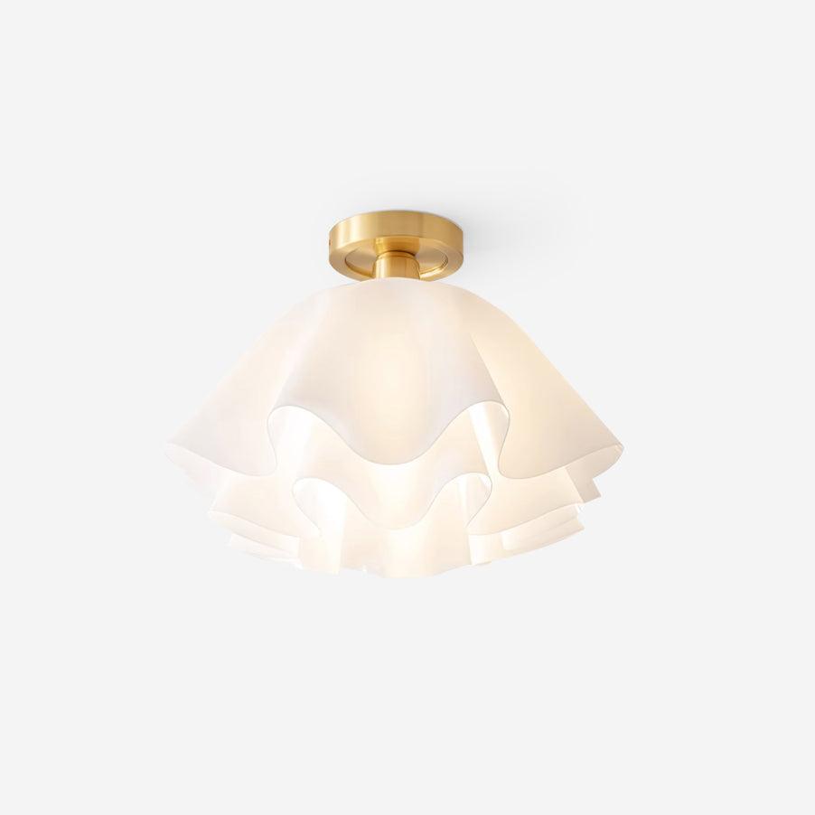 Sorvella Brettet Taklampe med Kobberbase, Moderne