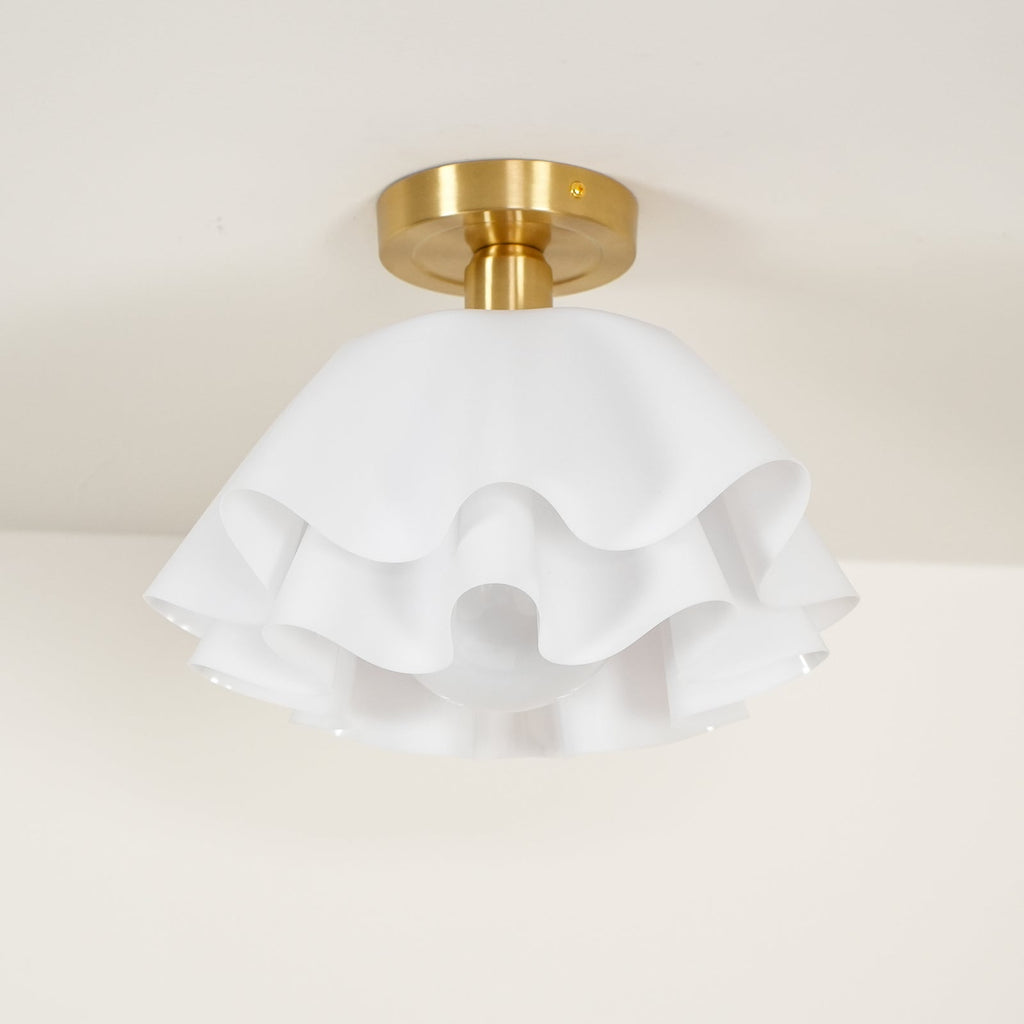 Sorvella Brettet Taklampe med Kobberbase, Moderne