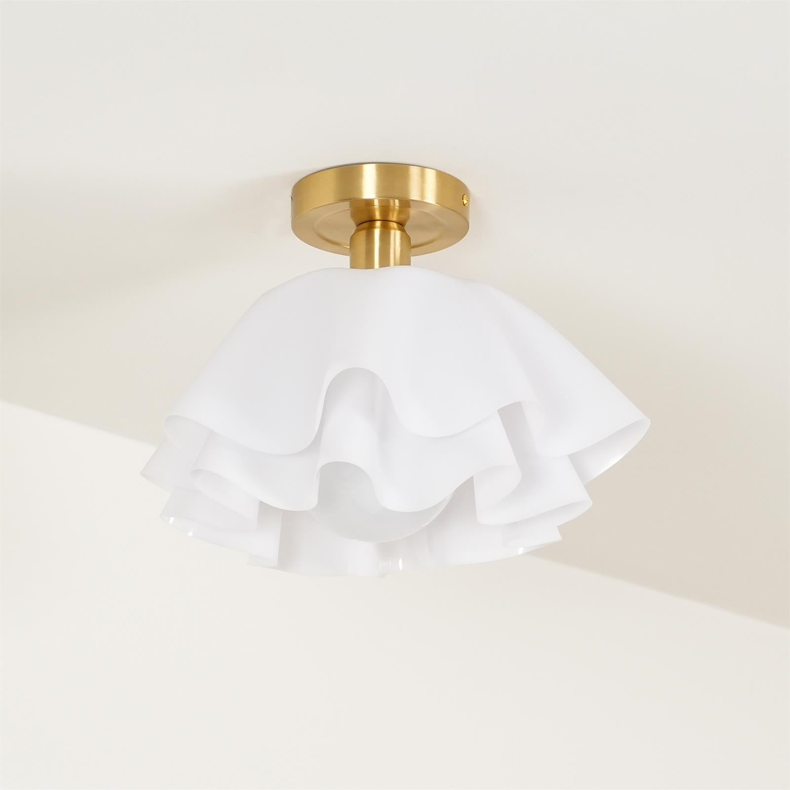 Sorvella Brettet Taklampe med Kobberbase, Moderne
