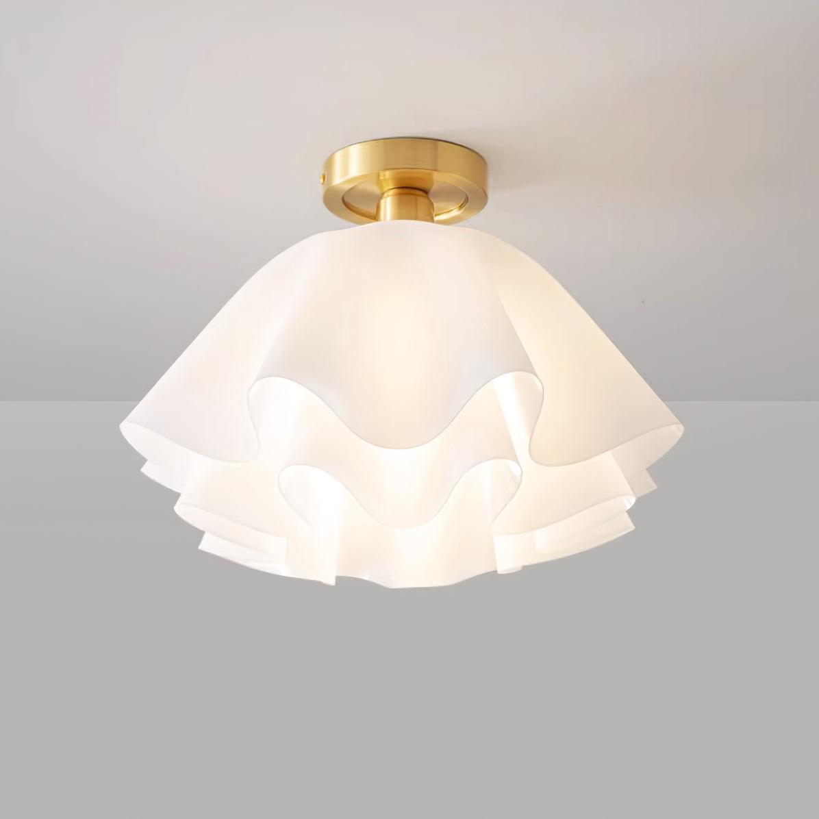 Sorvella Brettet Taklampe med Kobberbase, Moderne