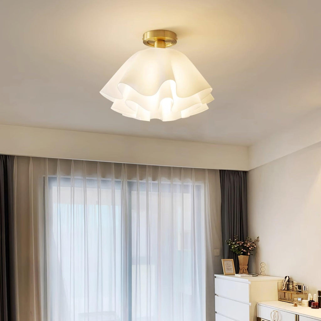 Sorvella Brettet Taklampe med Kobberbase, Moderne
