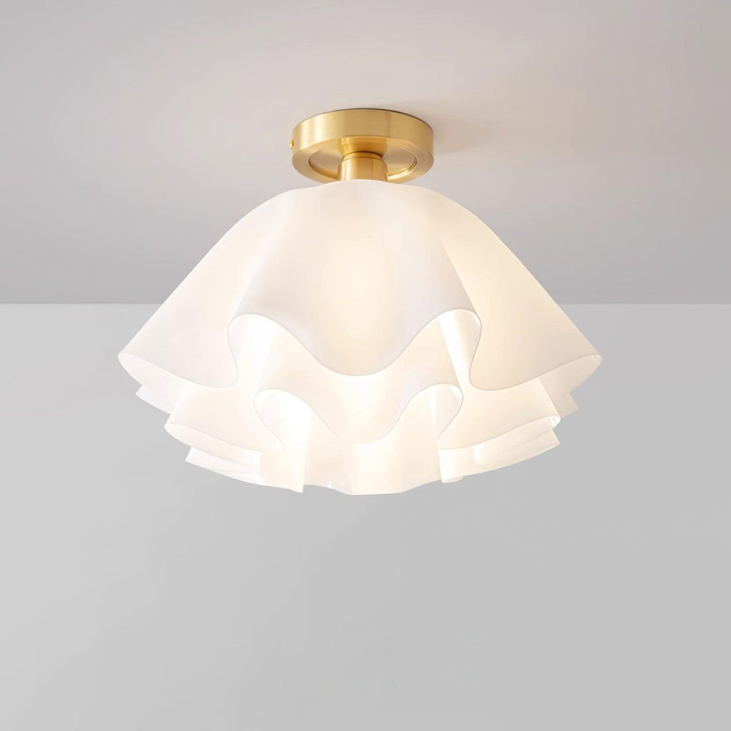 Sorvella Brettet Taklampe med Kobberbase, Moderne