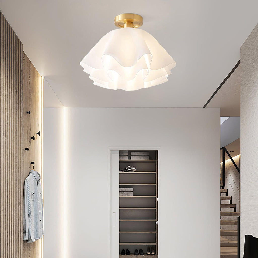 Sorvella Brettet Taklampe med Kobberbase, Moderne
