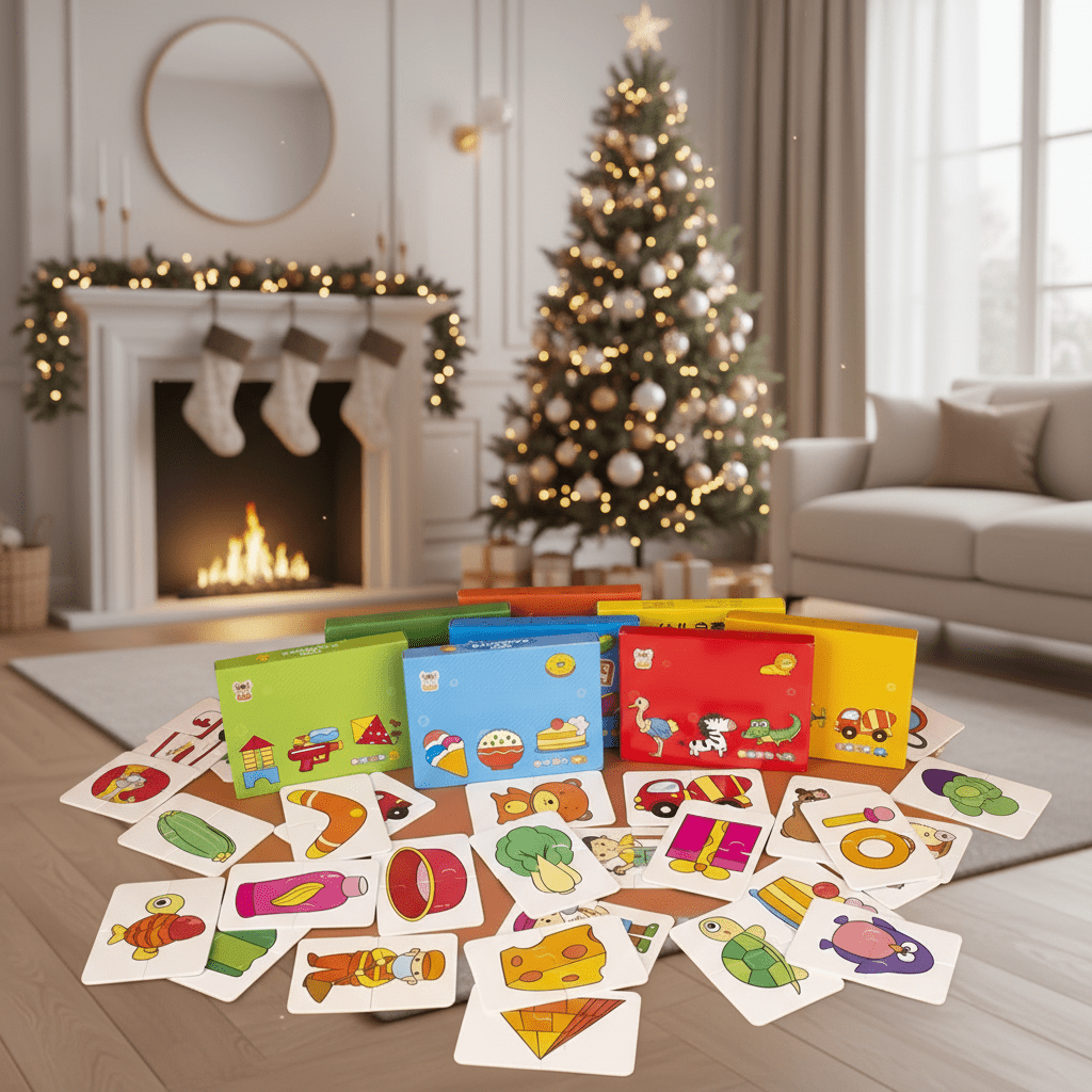 BrightPals Animal Matching Puzzle For Preschoolers Builds Memory And Recognition