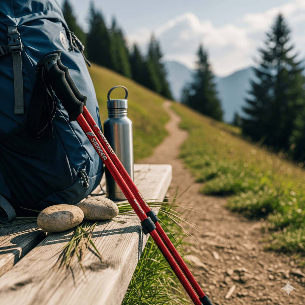 SummitTrail Justerbare Vandrestaver for Turgåere Lettvektige, Stabile og Komfortable