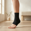 Cooling Ankle Sleeve With Flexible Support And Reusable Gel Insert