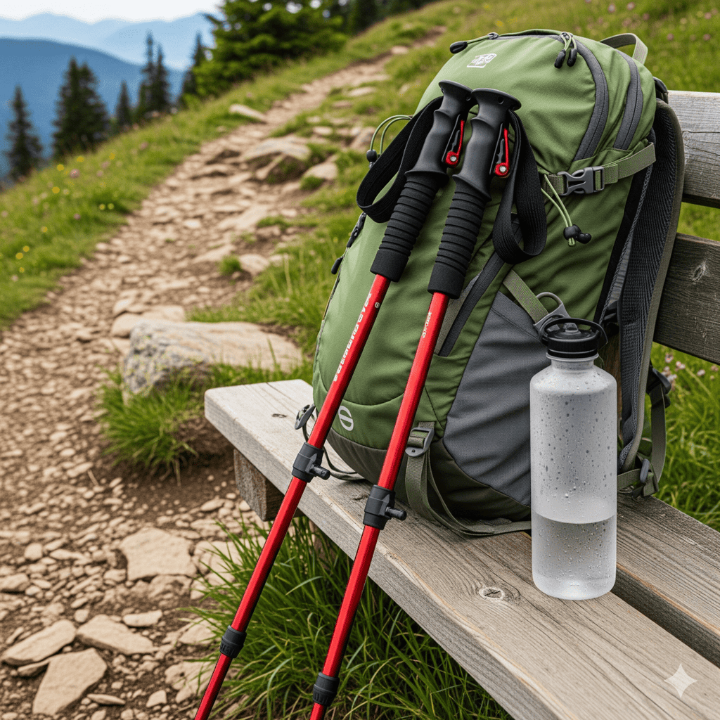 SummitTrail Justerbare Vandrestaver for Turgåere Lettvektige, Stabile og Komfortable
