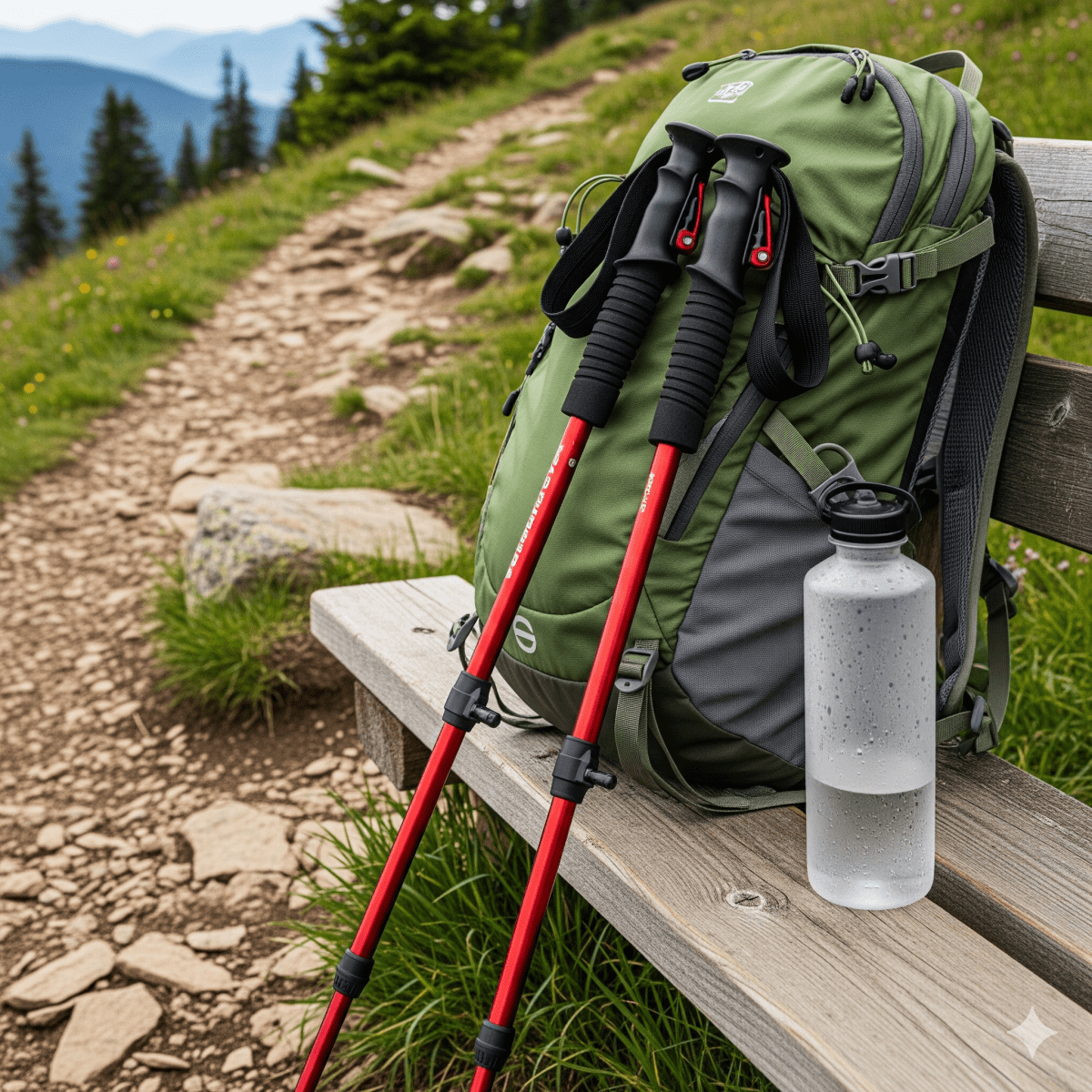 SummitTrail Justerbare Vandrestaver for Turgåere Lettvektige, Stabile og Komfortable