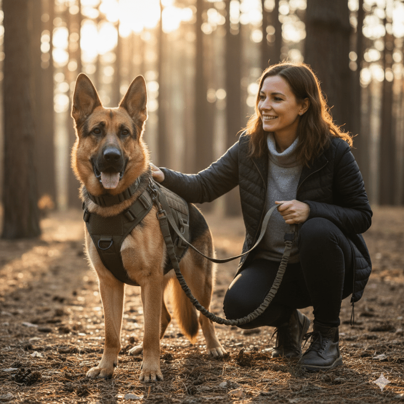 SteadyPaw kutyahám a maximális irányításért és kényelemért a kiképzés során