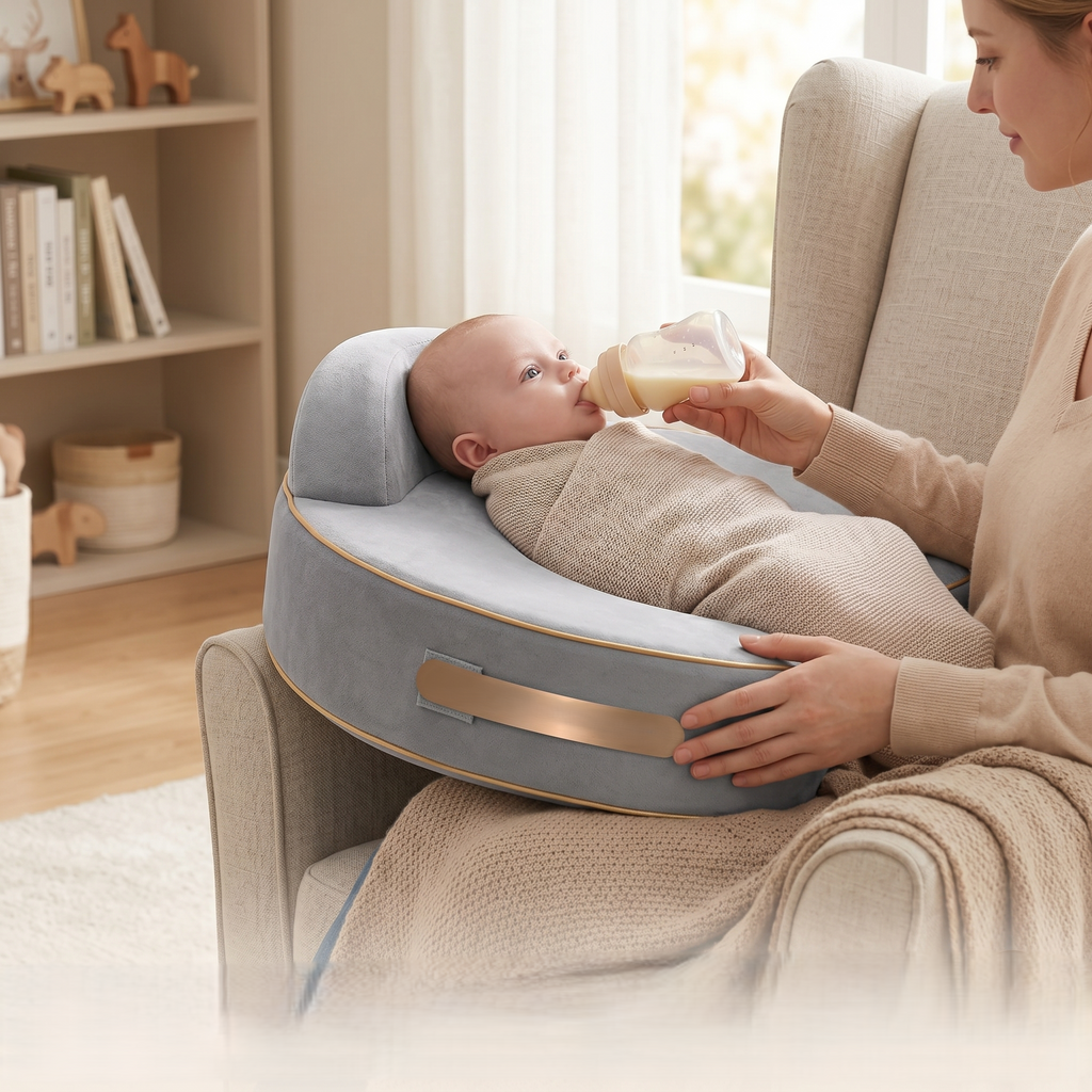 Ergonomisches Kissen zur Fütterungsunterstützung und komfortablen Haltung