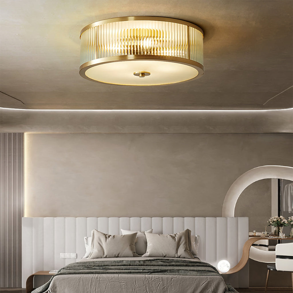Lampa sufitowa Asterra | vintage z ciepłym, równomiernym światłem