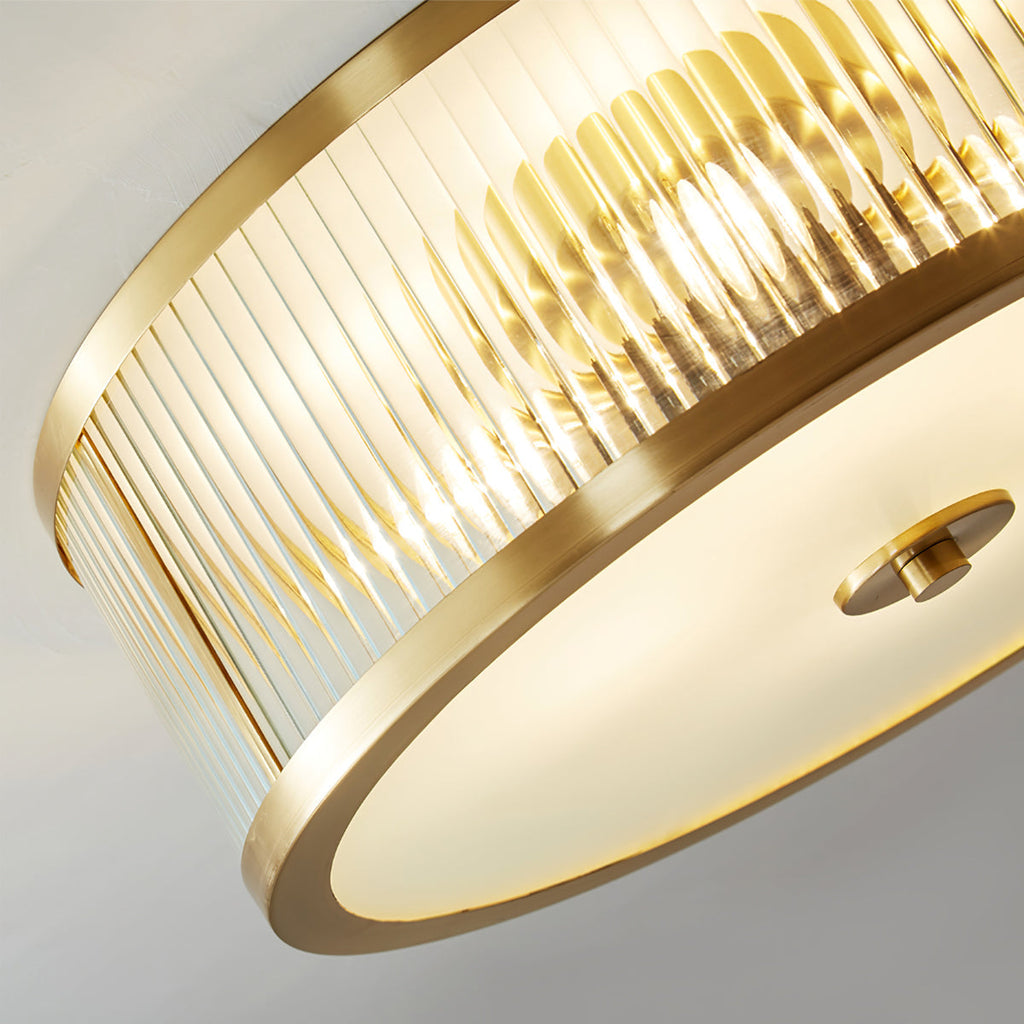 Lampa sufitowa Asterra | vintage z ciepłym, równomiernym światłem