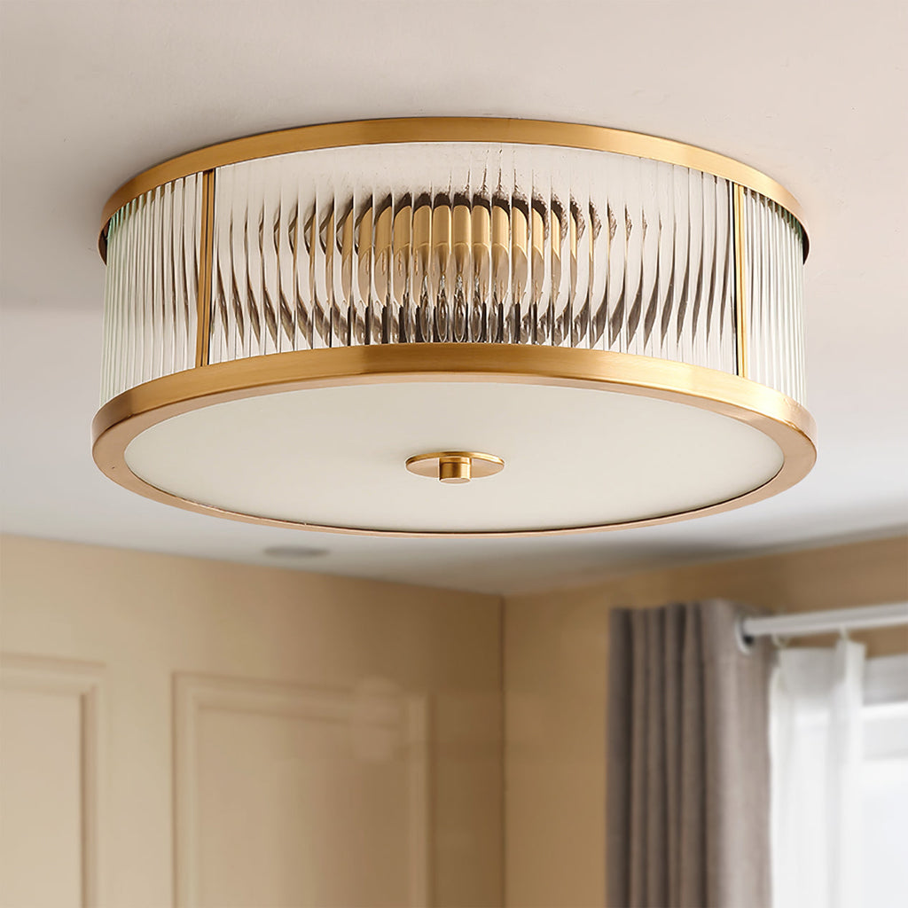 Lampa sufitowa Asterra | vintage z ciepłym, równomiernym światłem