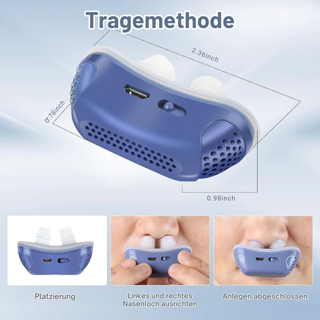 Urządzenie CPAP AirWhisper dla chrapiących Kompaktowy komfort bez maski