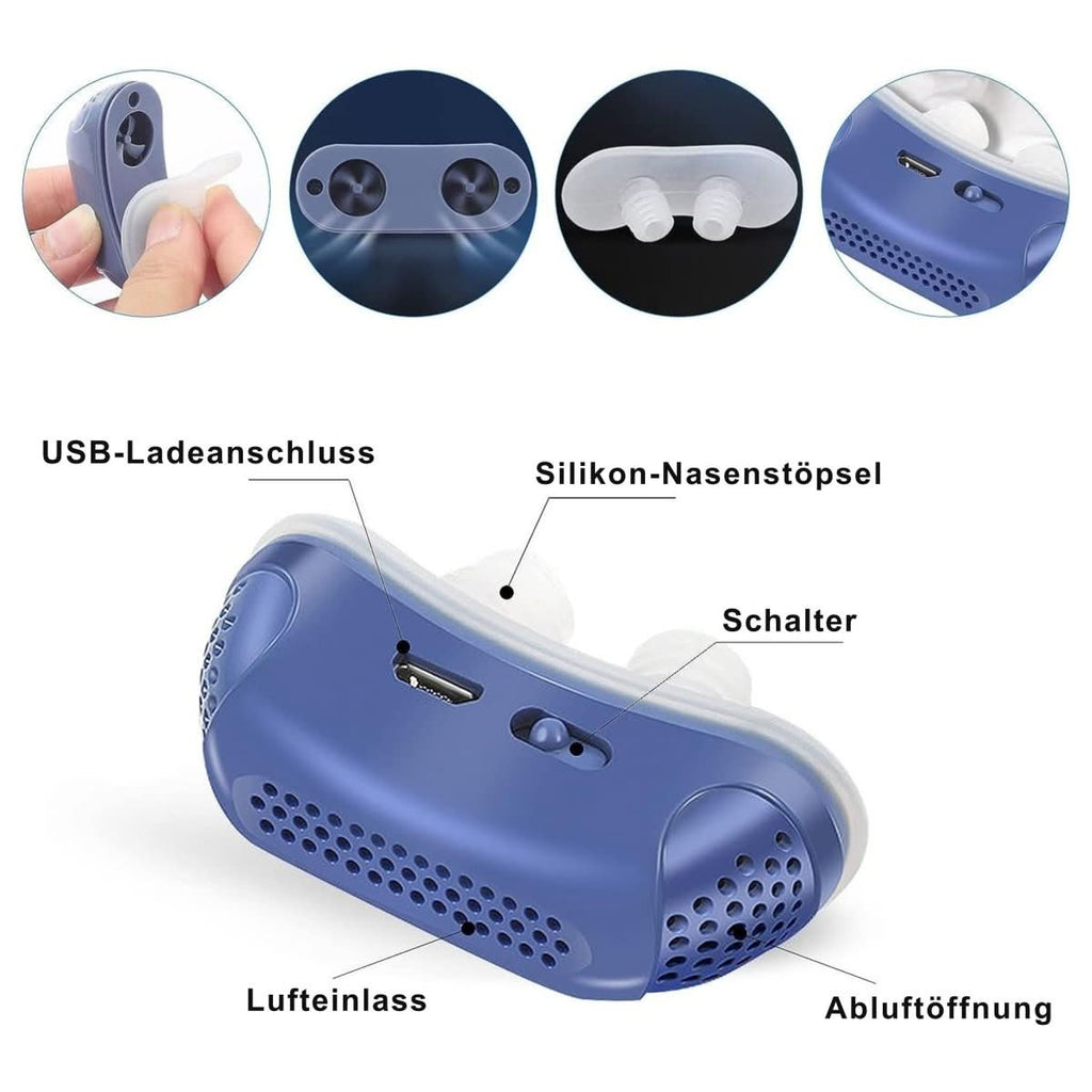 Urządzenie CPAP AirWhisper dla chrapiących Kompaktowy komfort bez maski