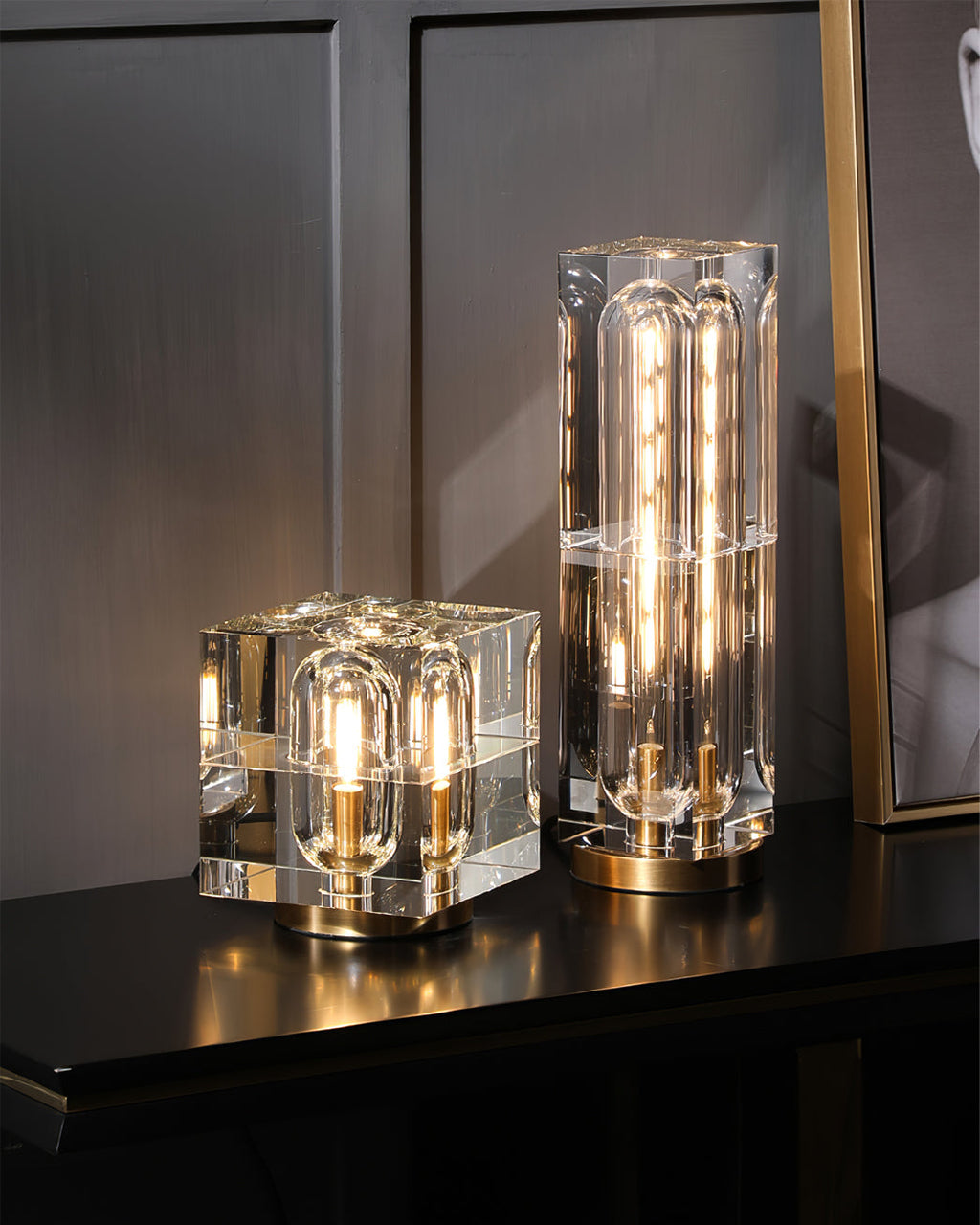 Veloria Elegant Moderne Bordlampe for Hjemmeinteriør