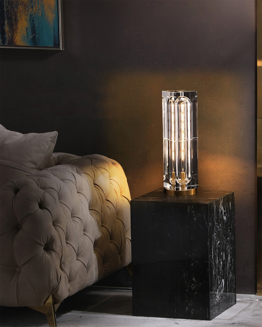 Veloria Elegant Moderne Bordlampe for Hjemmeinteriør